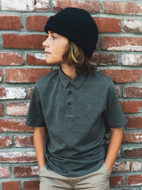 garçons Volcom furtivité polo wowzer manches courtes ZJ48F1179