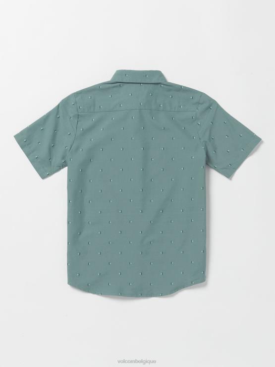 garçons Volcom service bleu chemise manches courtes mistere ZJ48F1164