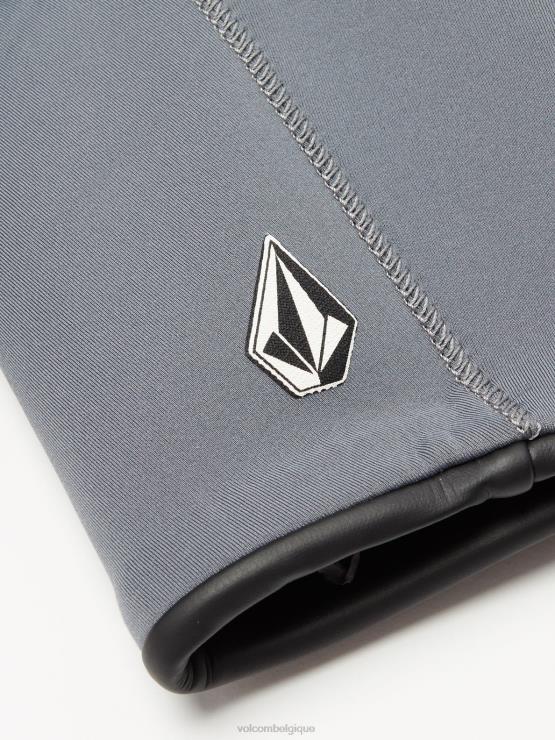 garçons Volcom charbon modulateur 2mm poitrine zip manches longues springsuit ZJ48F1365