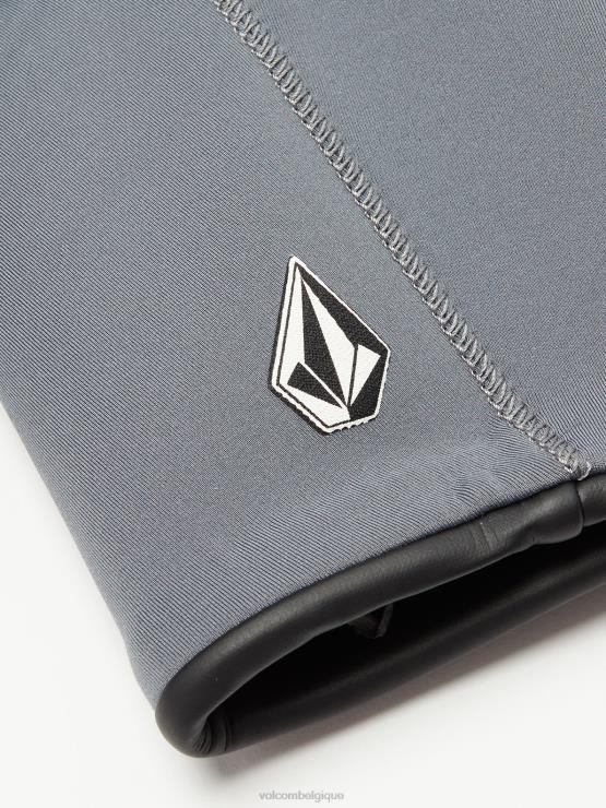 garçons Volcom charbon modulateur 2mm poitrine zip manches longues springsuit ZJ48F1365