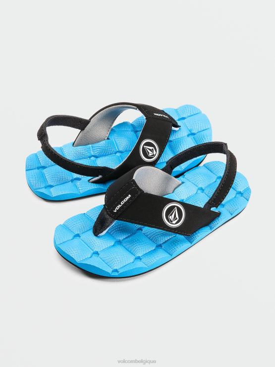garçons Volcom bleu marine sandales inclinables ZJ48F1312