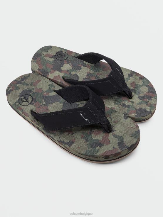garçons Volcom camouflage foncé sandales vainqueur ZJ48F1318