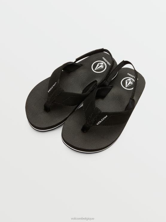 garçons Volcom noir sandales vainqueur ZJ48F1313