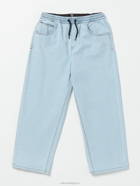 garçons Volcom nouvelle mode denim lâche à taille élastique ZJ48F1286