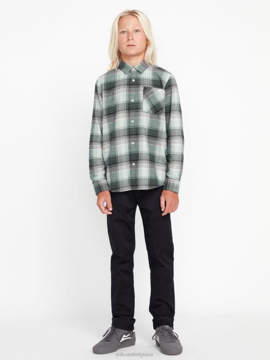 garçons Volcom bleu marine foncé pantalon chino stretch moderne frickin ZJ48F1271