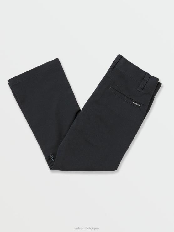 garçons Volcom bleu marine foncé pantalon chino stretch moderne frickin ZJ48F1273