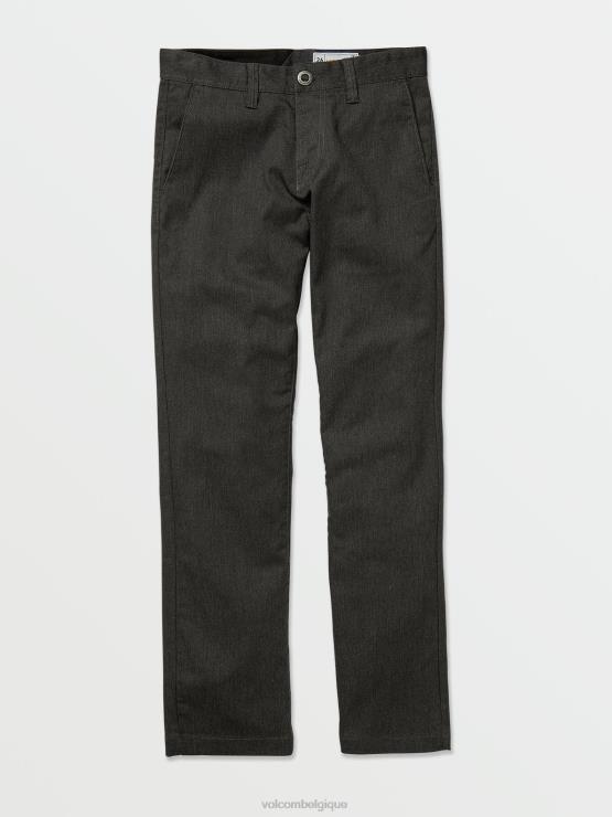 garçons Volcom bruyère anthracite pantalon chino stretch moderne frickin ZJ48F1270
