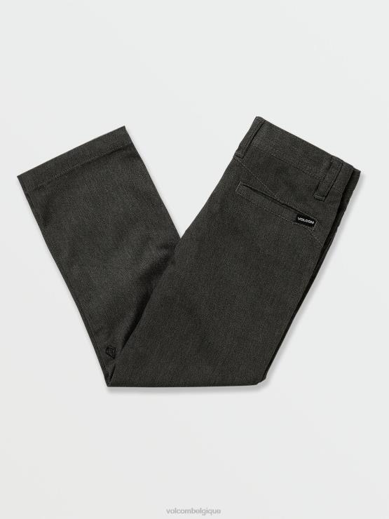 garçons Volcom bruyère anthracite pantalon chino stretch moderne frickin ZJ48F1272