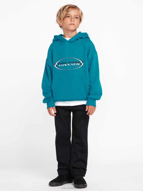 garçons Volcom sarcelle d'océan sweat à capuche Strike ZJ48F1200