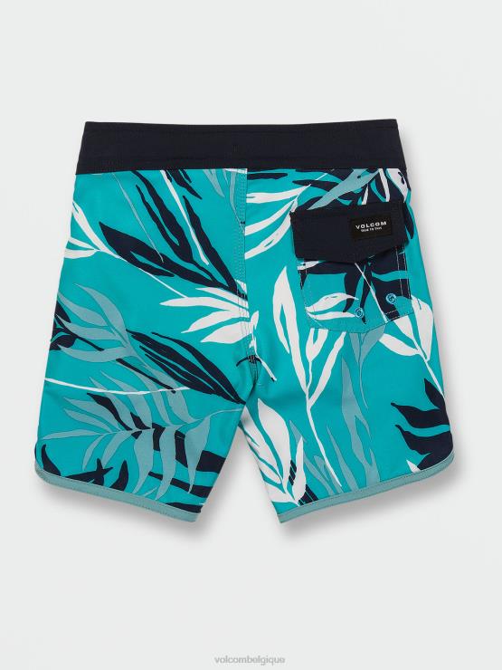 garçons Volcom bleu électrique troncs mod-tech feuille saignante ZJ48F1242