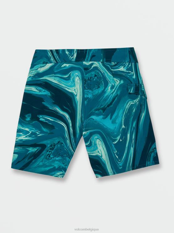 garçons Volcom cali bleu chiné boxer mod-tech marbre psyché ZJ48F1251