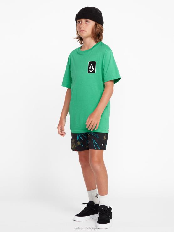 garçons Volcom combo noir caleçon à taille élastique polly pack ZJ48F1257