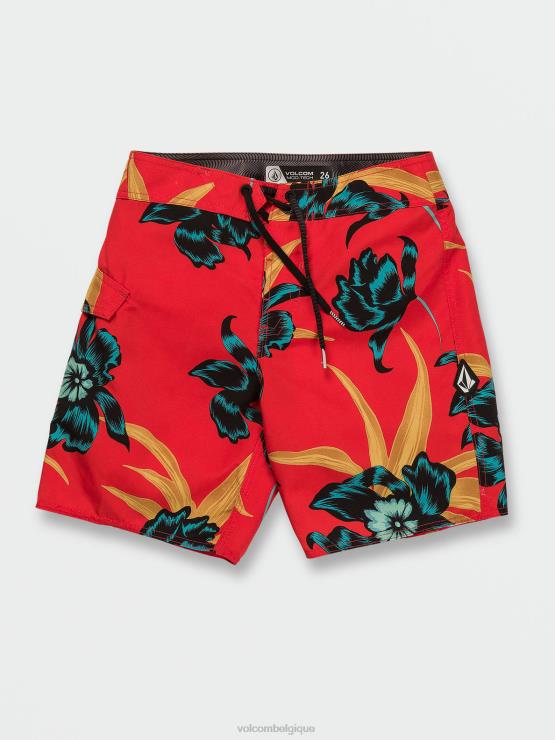 garçons Volcom saumon rouge malles mod-tech polydactales ZJ48F1253