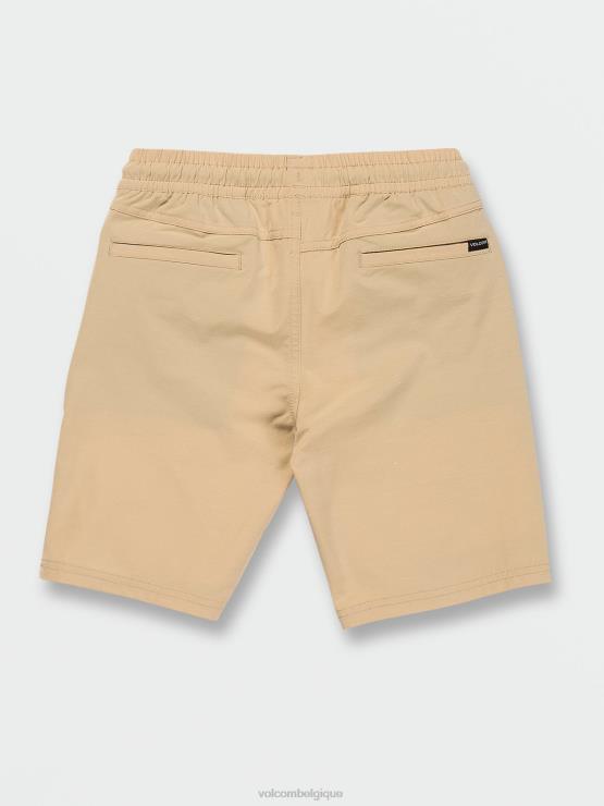 garçons Volcom amande short hybride à taille élastique discrète ZJ48F1236