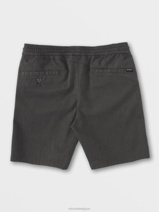 garçons Volcom bruyère anthracite frickin short taille élastique ZJ48F1212