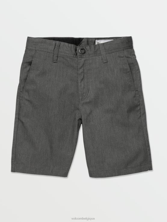 garçons Volcom bruyère anthracite putain de short chino ZJ48F1209