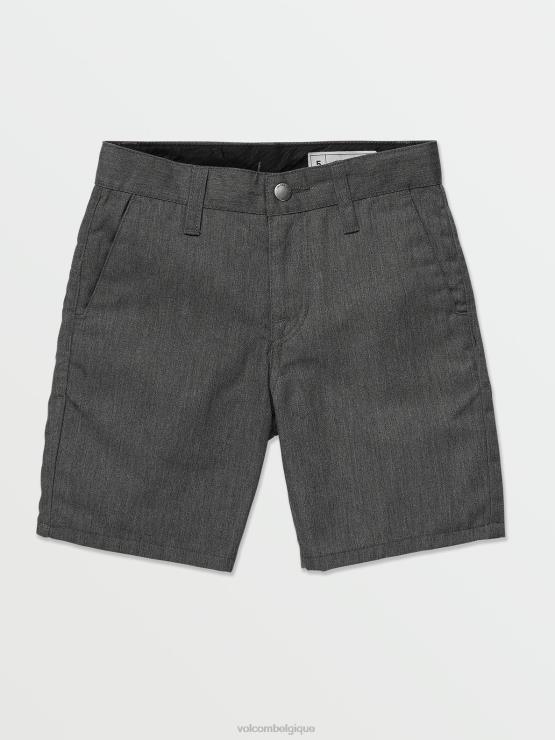 garçons Volcom bruyère anthracite putain de short chino ZJ48F1227