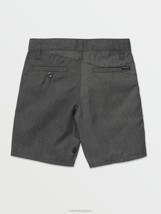 garçons Volcom bruyère anthracite putain de short chino ZJ48F1227
