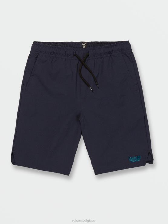 garçons Volcom marine short taille élastique new age stone ZJ48F1240
