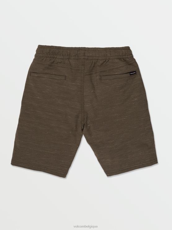 garçons Volcom mener short hybride à taille élastique discrète ZJ48F1235