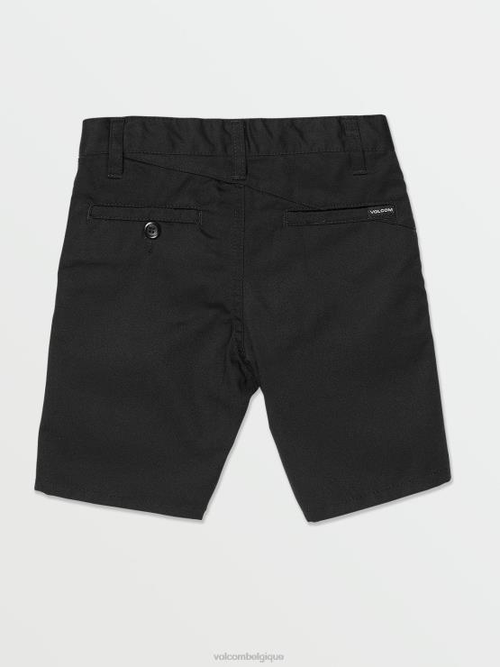 garçons Volcom noir putain de short chino ZJ48F1221