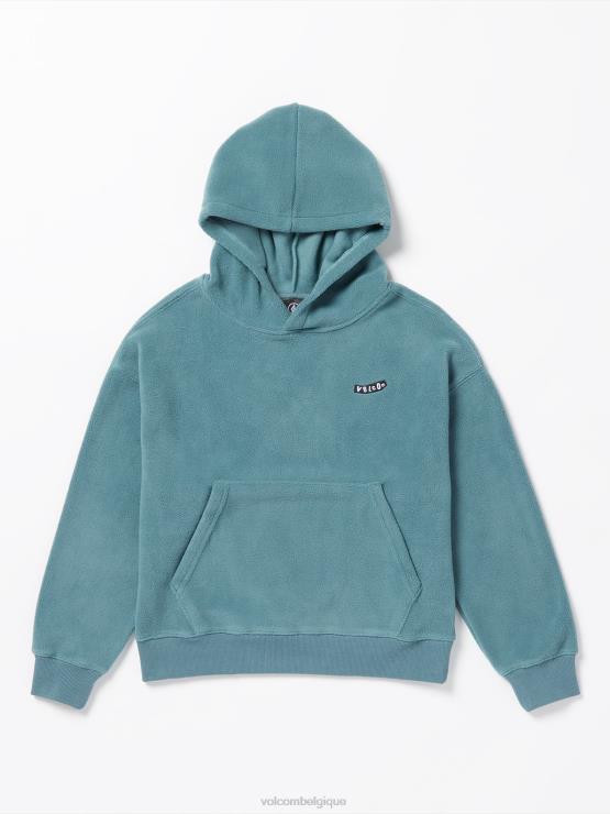 garçons Volcom service bleu jeter des exceptions à capuche ZJ48F1196