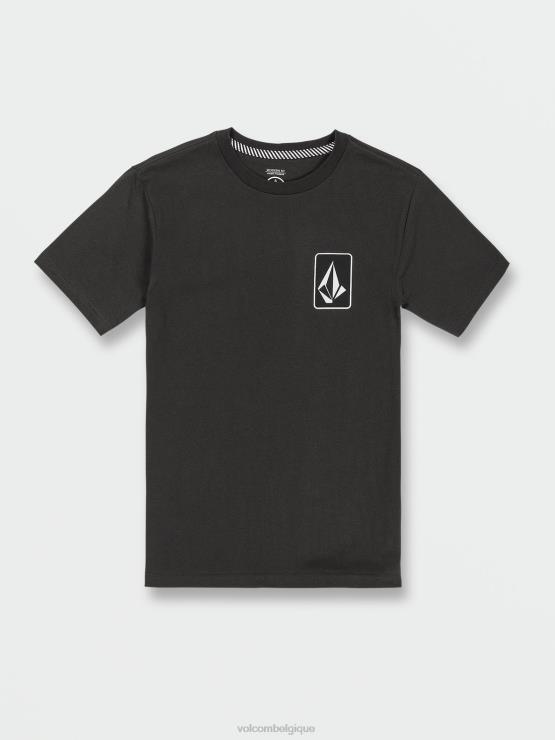 garçons Volcom millésime noir t-shirt original à manches courtes ZJ48F1119