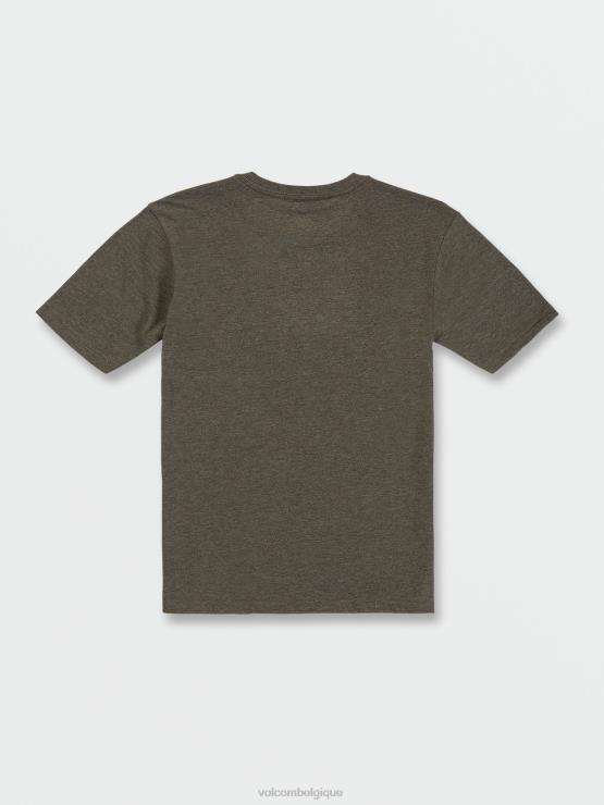 garçons Volcom olive martini t-shirt à manches courtes ZJ48F1137