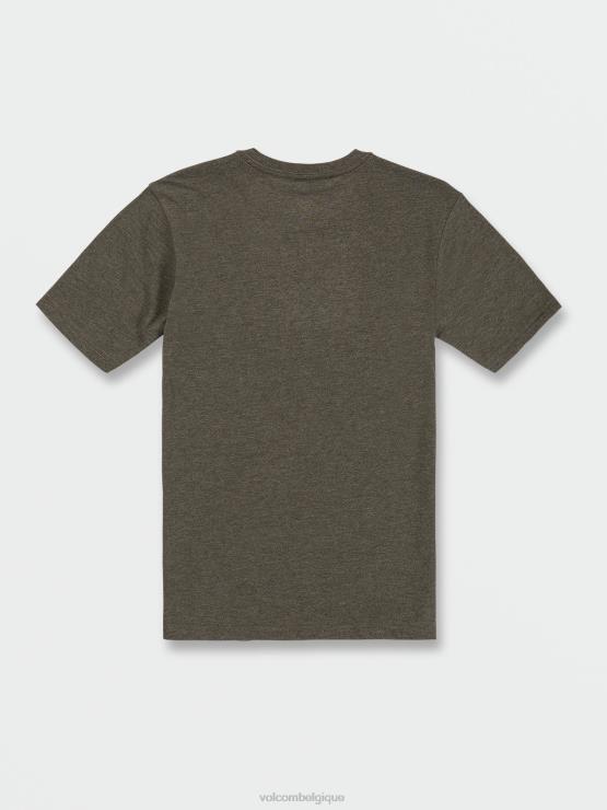 garçons Volcom olive martini t-shirt à manches courtes ZJ48F1155