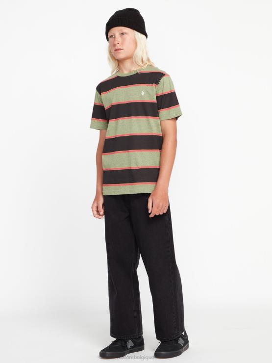 garçons Volcom vieux Moulin chemise bandstone à manches courtes ZJ48F1143