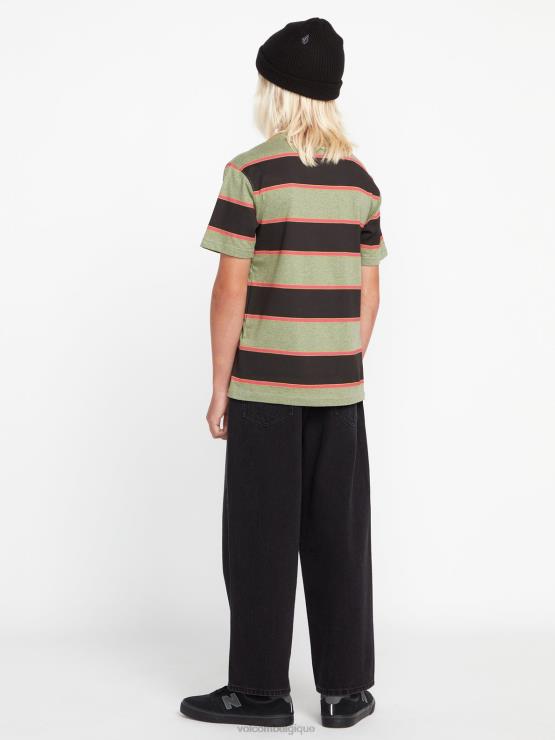 garçons Volcom vieux Moulin chemise bandstone à manches courtes ZJ48F1143