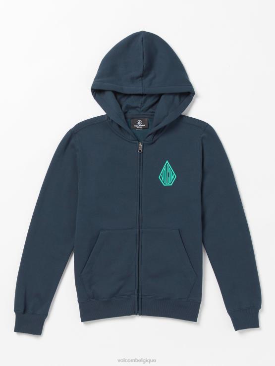 garçons Volcom marine veste zippée iron91 ZJ48F1195