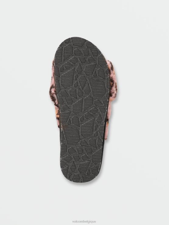 femmes Volcom raisin vécu dans la sandale de glissement de salon ZJ48F1049