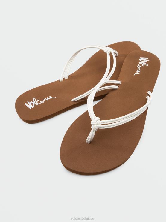 femmes Volcom blanc sandales pour toujours et à jamais ii ZJ48F1004