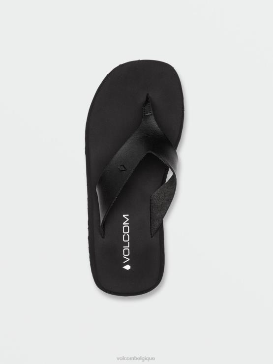 femmes Volcom noir pas vos mamans sandales à plateforme ZJ48F987