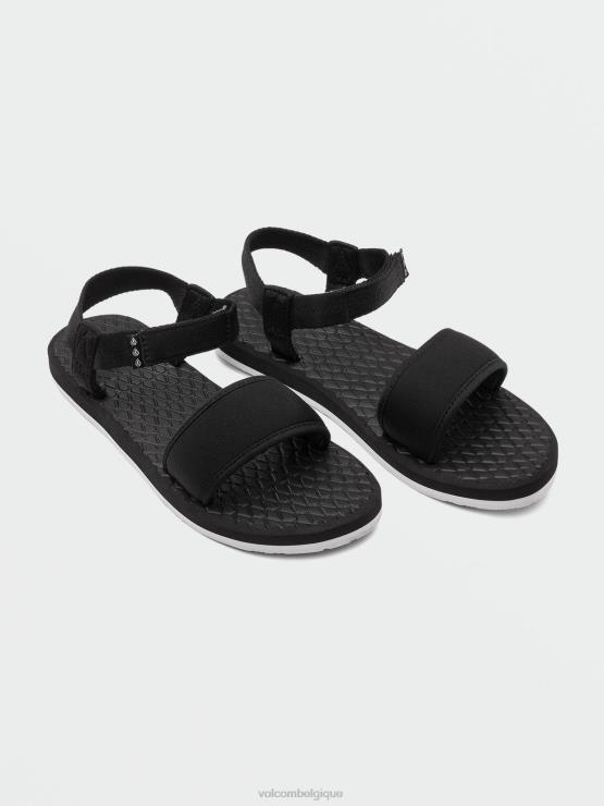 femmes Volcom noir sandales v.co trail ZJ48F1022