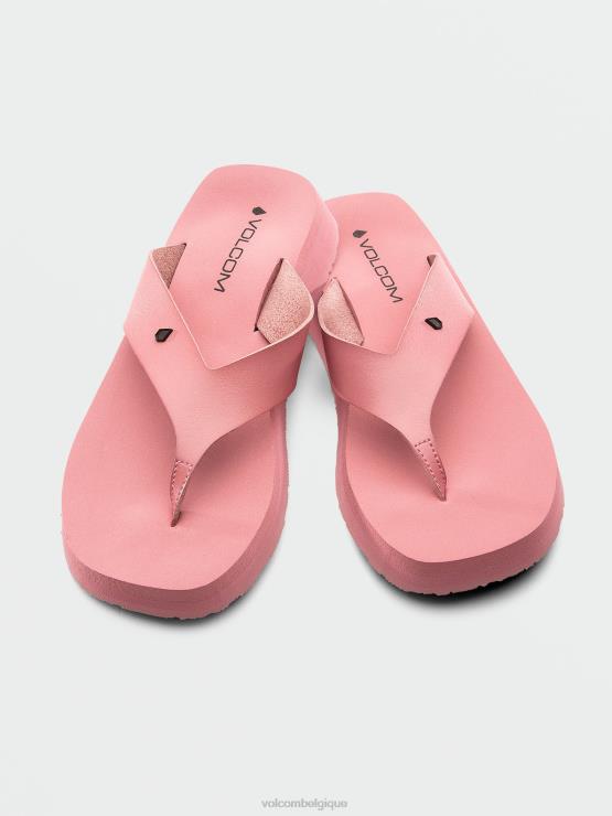 femmes Volcom rose du désert pas vos mamans sandales à plateforme ZJ48F993