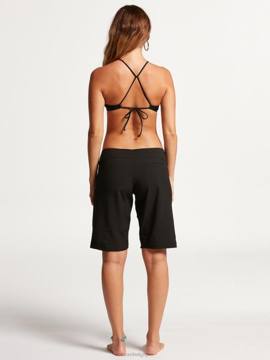 femmes Volcom noir boardshort 11\" simplement solide ^ noir ZJ48F1092