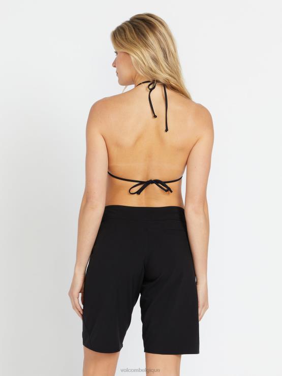 femmes Volcom noir boardshort 11\" simplement solide ^ noir ZJ48F1097