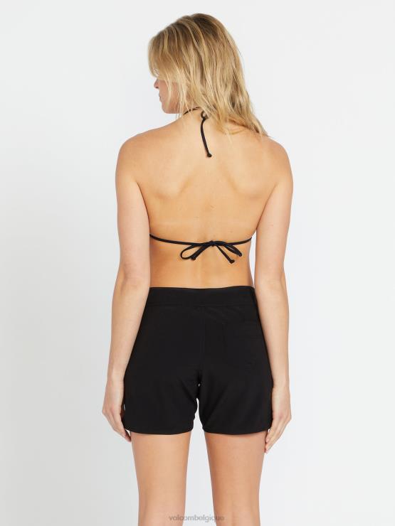 femmes Volcom noir boardshort 5\" tout simplement solide ^ noir ZJ48F1098