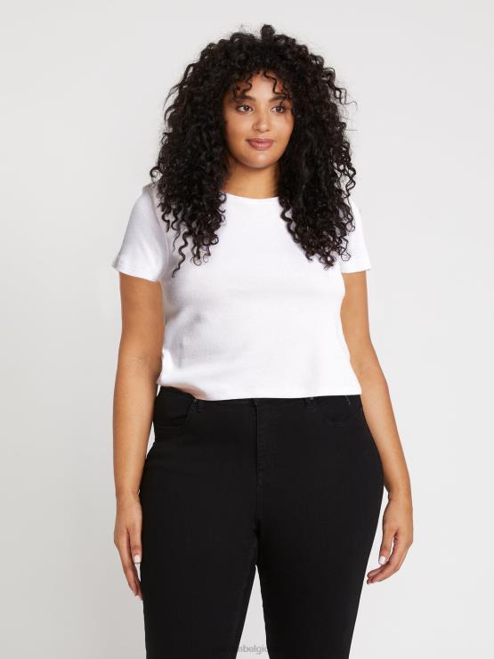 femmes Volcom blanc un de chaque t-shirt pour bébé taille plus ZJ48F822