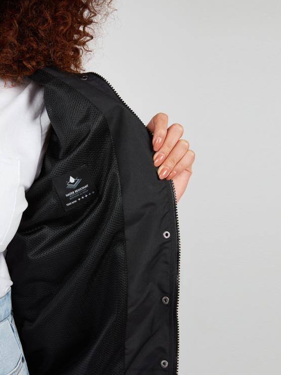 femmes Volcom noir coupe-vent en pierre ennemie grande taille ZJ48F893