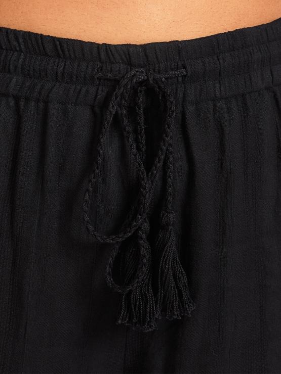 femmes Volcom noir pantalon passé au soleil grande taille ZJ48F964