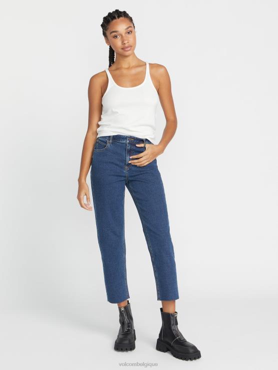 femmes Volcom ancien pantalon droit lapidé ZJ48F925