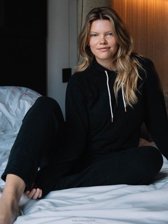 femmes Volcom noir pantalon polaire vécu dans le salon ZJ48F969