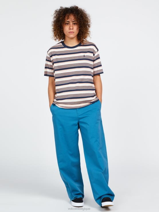 femmes Volcom port bleu pantalon de skate thisthatthem ZJ48F906