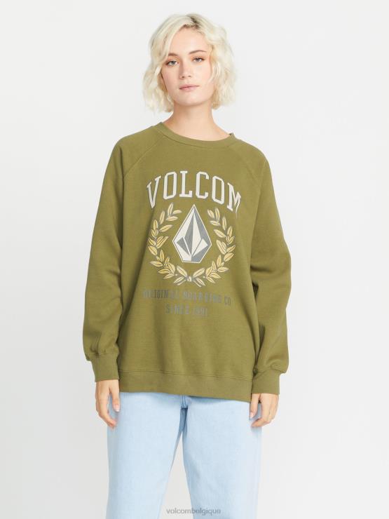 femmes Volcom mousse sweat ras du cou stone magic boyfriend ZJ48F840