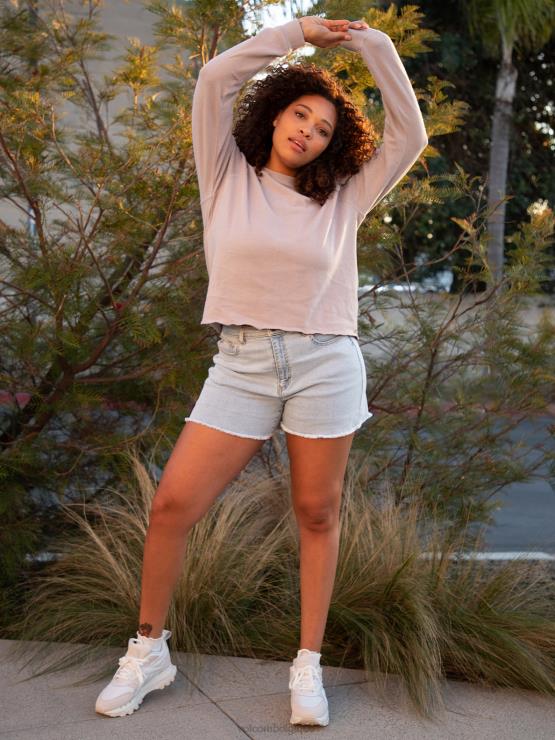 femmes Volcom orchidée d\'hiver vécu dans le sweat-shirt d\'équipage de salon ZJ48F831