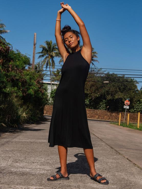 femmes Volcom noir robe de pierre ZJ48F873