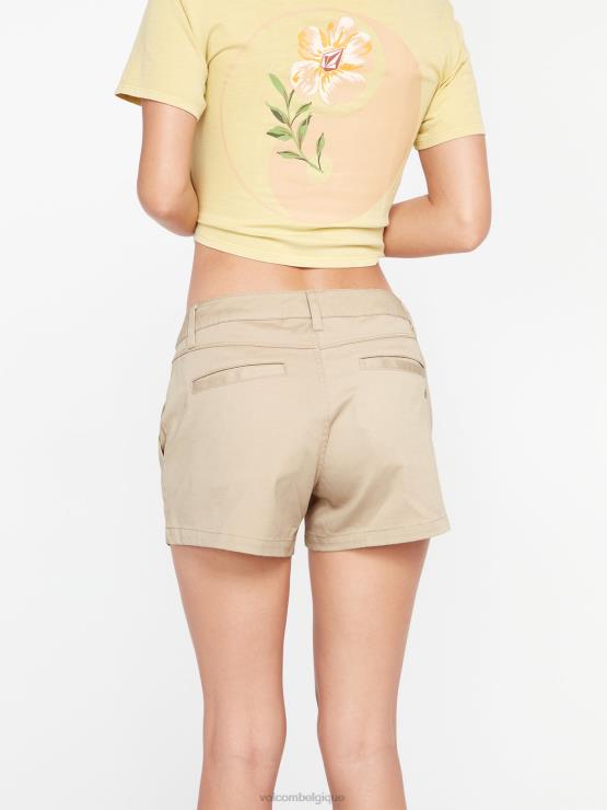 femmes Volcom bronzage oxford short frochickie ZJ48F956